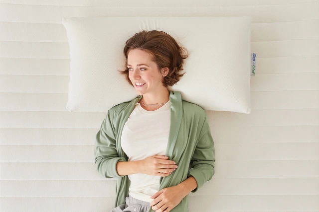 Top View of Person On Pillow