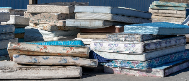 Pile of Old Mattresses 