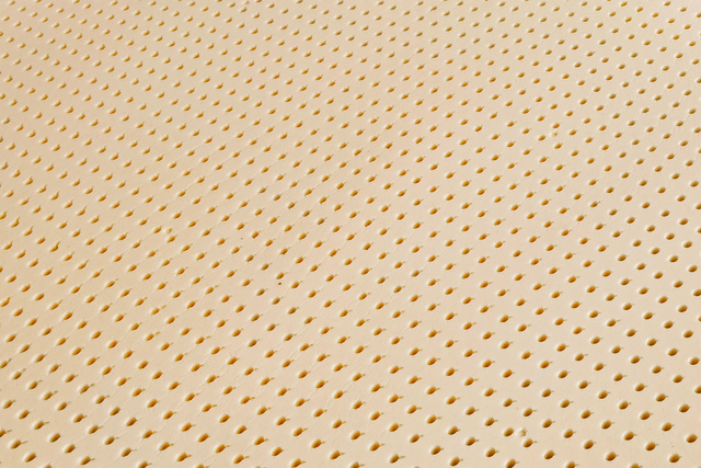 Close up view of the mattress topper